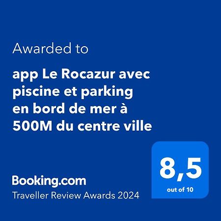 App Le Rocazur Avec Piscine Et Parking En Bord De Mer A 500M Du Centre Ville Menton Dış mekan fotoğraf