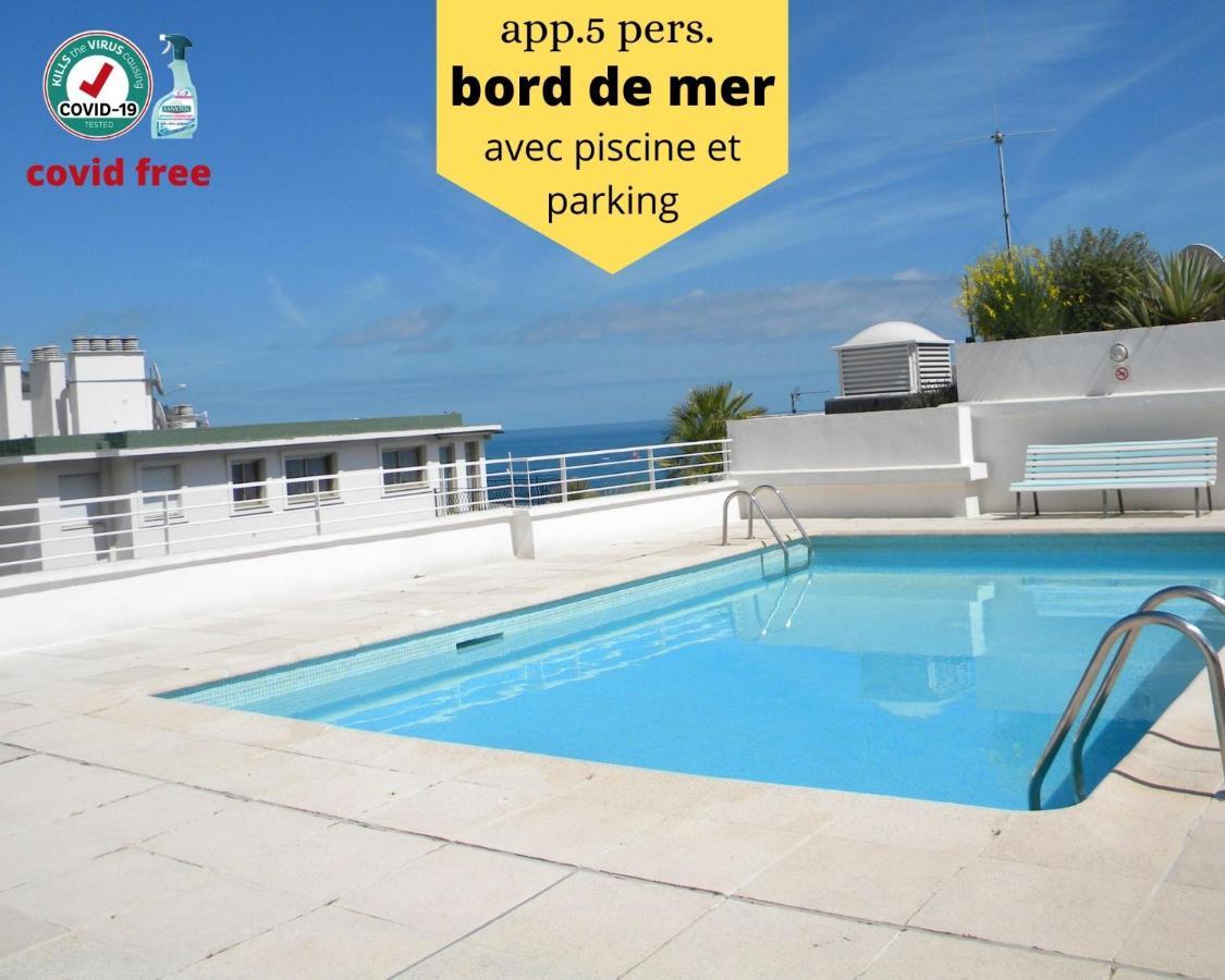 App Le Rocazur Avec Piscine Et Parking En Bord De Mer A 500M Du Centre Ville Menton Dış mekan fotoğraf